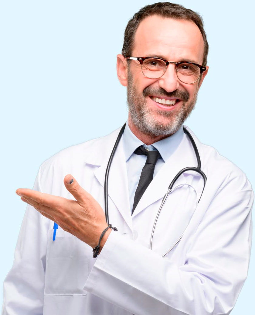 smiling male doctor